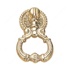 Empire 1-1/4 Inch Diameter Brass Cabinet Ring Pull Empire 1-1/4 Inch Diameter Brass Cabinet Ring Pull