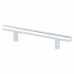 Tempo 3-3/4 Inch Center to Center Polished Chrome Cabinet Pull Tempo 3-3/4 Inch Center to Center Polished Chrome Cabinet Pull