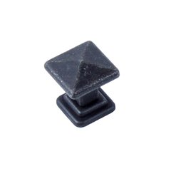 Raw Authentic Knob 1-3/8" Dia Matte Black Steel Raw Authentic Knob 1-3/8" Dia Matte Black Steel