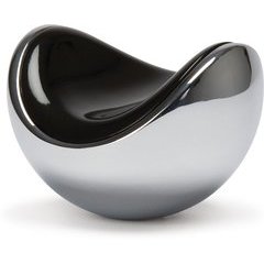 Neon 1-9/16 x 1-1/2 Inch Diameter Cabinet Knob - Black with Polished Chrome Base Neon 1-9/16 x 1-1/2 Inch Diameter Cabinet Knob - Black with Polished Chrome Base