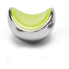 Neon 1-9/16 x 1-1/2 Inch Diameter Cabinet Knob - Lime with Polished Chrome Base Neon 1-9/16 x 1-1/2 Inch Diameter Cabinet Knob - Lime with Polished Chrome Base