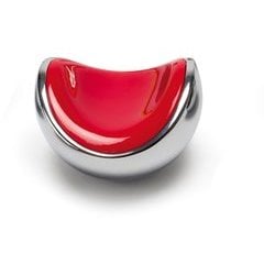 Neon 1-9/16 x 1-1/2 Inch Diameter Cabinet Knob - Red with Polished Chrome Base Neon 1-9/16 x 1-1/2 Inch Diameter Cabinet Knob - Red with Polished Chrome Base