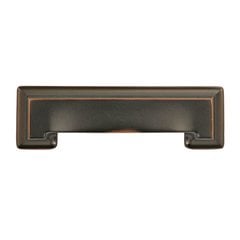 Studio 3-3/4 Inch Center to Center Oil Rubbed Bronze Highlighted Cabinet Pull Studio 3-3/4 Inch Center to Center Oil Rubbed Bronze Highlighted Cabinet Pull