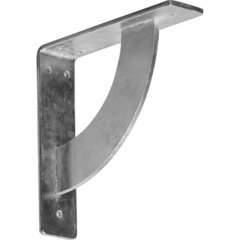 Bulwark 2"W x 8"D x 8"H Countertop Bracket - Cold Rolled Steel Unfinished Bulwark 2"W x 8"D x 8"H Countertop Bracket - Cold Rolled Steel Unfinished
