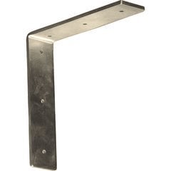 Hamilton 2"W x 8"D x 8"H Countertop Bracket - Stainless Steel Stainless Steel Hamilton 2"W x 8"D x 8"H Countertop Bracket - Stainless Steel Stainless Steel