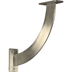 Bradford 2"W x 11"D x 11"H Countertop Bracket - Stainless Steel Stainless Steel Bradford 2"W x 11"D x 11"H Countertop Bracket - Stainless Steel Stainless Steel