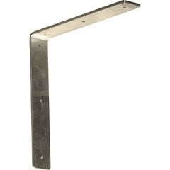 Hamilton 2"W x 12"D x 12"H Countertop Bracket - Stainless Steel Stainless Steel Hamilton 2"W x 12"D x 12"H Countertop Bracket - Stainless Steel Stainless Steel