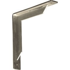 Stockport 2"W x 12"D x 12"H Countertop Bracket - Stainless Steel Stainless Steel Stockport 2"W x 12"D x 12"H Countertop Bracket - Stainless Steel Stainless Steel