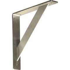 Traditional 2"W x 12"D x 12"H Countertop Bracket - Stainless Steel Stainless Steel Traditional 2"W x 12"D x 12"H Countertop Bracket - Stainless Steel Stainless Steel