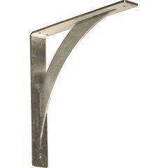Legacy 2"W x 14"D x 14"H Countertop Bracket - Stainless Steel Stainless Steel Legacy 2"W x 14"D x 14"H Countertop Bracket - Stainless Steel Stainless Steel