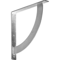 Bulwark 2"W x 16"D x 16"H Countertop Bracket - Cold Rolled Steel Unfinished Bulwark 2"W x 16"D x 16"H Countertop Bracket - Cold Rolled Steel Unfinished