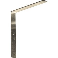Hamilton 2"W x 16"D x 16"H Countertop Bracket - Stainless Steel Stainless Steel Hamilton 2"W x 16"D x 16"H Countertop Bracket - Stainless Steel Stainless Steel