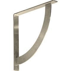 Bulwark 2"W x 18"D x 18"H Countertop Bracket - Stainless Steel Stainless Steel Bulwark 2"W x 18"D x 18"H Countertop Bracket - Stainless Steel Stainless Steel