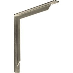 Stockport 2"W x 18"D x 18"H Countertop Bracket - Stainless Steel Stainless Steel Stockport 2"W x 18"D x 18"H Countertop Bracket - Stainless Steel Stainless Steel