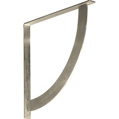 Bulwark 2"W x 24"D x 24"H Countertop Bracket - Stainless Steel Stainless Steel Bulwark 2"W x 24"D x 24"H Countertop Bracket - Stainless Steel Stainless Steel