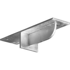 Heaton 3"W x 10"D x 2"H Countertop Bracket - Cold Rolled Steel Unfinished Heaton 3"W x 10"D x 2"H Countertop Bracket - Cold Rolled Steel Unfinished