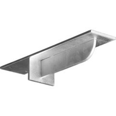 Heaton 3"W x 12"D x 2"H Countertop Bracket - Cold Rolled Steel Unfinished Heaton 3"W x 12"D x 2"H Countertop Bracket - Cold Rolled Steel Unfinished