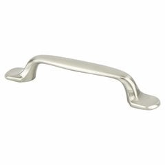 Villa 3-3/4 Inch Center to Center Brushed Nickel Cabinet Pull Villa 3-3/4 Inch Center to Center Brushed Nickel Cabinet Pull