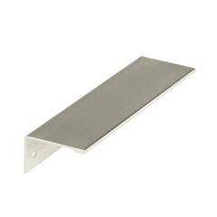 Edge Pulls 5-1/16 Inch Center to Center Satin Nickel Finger Pull Edge Pulls 5-1/16 Inch Center to Center Satin Nickel Finger Pull