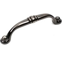 Lisbon 3-3/4 Inch Center to Center Brushed Black Nickel Cabinet Pull Lisbon 3-3/4 Inch Center to Center Brushed Black Nickel Cabinet Pull