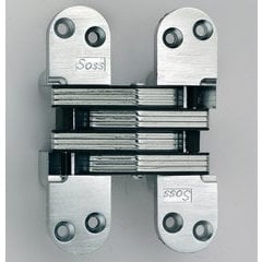 SOSS #218 Invisible Hinge White E-Coated SOSS #218 Invisible Hinge White E-Coated