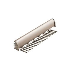 Elite Tie Rack Matte Nickel 13-7/8 inch L - 18 Hook Elite Tie Rack Matte Nickel 13-7/8 inch L - 18 Hook