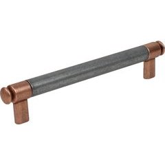 Flute Pull 6-5/16" C/C Aged Matte Red Copper Flute Pull 6-5/16" C/C Aged Matte Red Copper