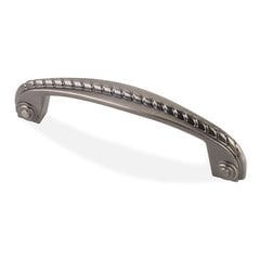 Rhodes 3-3/4 Inch Center to Center Bright Nickel Brushed with Dull Lacquer Cabinet Pull Rhodes 3-3/4 Inch Center to Center Bright Nickel Brushed with Dull Lacquer Cabinet Pull
