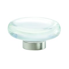 Glacio Knob 1-3/4" Dia Clear Crystal/Satin Nickel Glacio Knob 1-3/4" Dia Clear Crystal/Satin Nickel