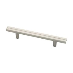 Urban Metals 3-3/4 Inch Center to Center Matte Nickel Cabinet Pull Urban Metals 3-3/4 Inch Center to Center Matte Nickel Cabinet Pull