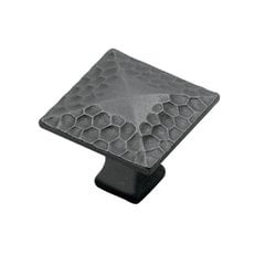 Craftsman 1-1/4 Inch Diameter Black Iron Cabinet Knob Craftsman 1-1/4 Inch Diameter Black Iron Cabinet Knob