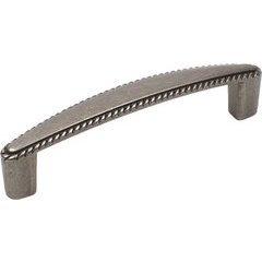 Hawthorne 3-3/4 Inch Center to Center Antique Pewter Cabinet Pull Hawthorne 3-3/4 Inch Center to Center Antique Pewter Cabinet Pull