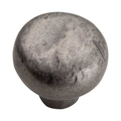 Distressed 1-3/8 Inch Diameter Pewter Cabinet Knob Distressed 1-3/8 Inch Diameter Pewter Cabinet Knob