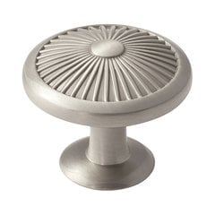Crawford 1-3/8 Inch Diameter Satin Nickel Cabinet Knob Crawford 1-3/8 Inch Diameter Satin Nickel Cabinet Knob