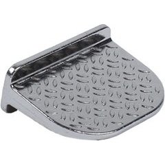 Diamond Plate 1 17/64 Inch Knob - Bright Aged Nickel Diamond Plate 1 17/64 Inch Knob - Bright Aged Nickel