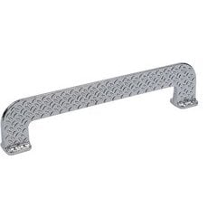 Diamond Plate 6-19/64 Inch c.c. Pull - Bright Aged Nickel Diamond Plate 6-19/64 Inch c.c. Pull - Bright Aged Nickel