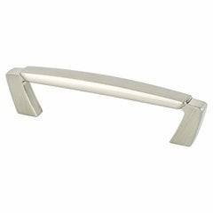 Vested Interest 3-3/4 Inch Center to Center Brushed Nickel Cabinet Pull Vested Interest 3-3/4 Inch Center to Center Brushed Nickel Cabinet Pull