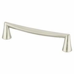 Domestic Bliss 5-1/16 Inch Center to Center Brushed Nickel Cabinet Pull Domestic Bliss 5-1/16 Inch Center to Center Brushed Nickel Cabinet Pull