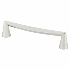 Domestic Bliss 5-1/16 Inch Center to Center Polished Nickel Cabinet Pull Domestic Bliss 5-1/16 Inch Center to Center Polished Nickel Cabinet Pull