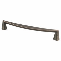 Domestic Bliss 8-13/16 Inch Center to Center Verona Bronze Cabinet Pull Domestic Bliss 8-13/16 Inch Center to Center Verona Bronze Cabinet Pull