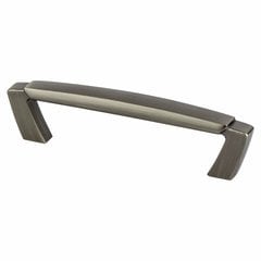 Vested Interest 3-3/4 Inch Center to Center Vintage Nickel Cabinet Pull Vested Interest 3-3/4 Inch Center to Center Vintage Nickel Cabinet Pull