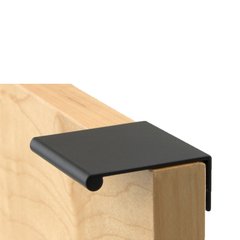 1-3/4 Inch Length Satin Black Finger Pull 1-3/4 Inch Length Satin Black Finger Pull