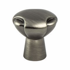 Vested Interest 1-1/4 Inch Diameter Vintage Nickel Cabinet Knob Vested Interest 1-1/4 Inch Diameter Vintage Nickel Cabinet Knob
