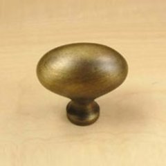 Plymouth 1-3/8 Inch Diameter Weathered Brass Cabinet Knob Plymouth 1-3/8 Inch Diameter Weathered Brass Cabinet Knob