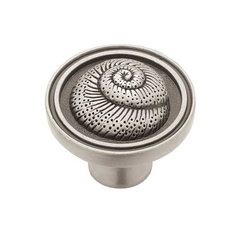 Seaside Cottage 1-3/8 Inch Diameter Brushed Satin Pewter Cabinet Knob Seaside Cottage 1-3/8 Inch Diameter Brushed Satin Pewter Cabinet Knob