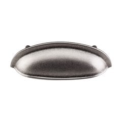 Somerset 3 Inch Center to Center Pewter Antique Cabinet Cup Pull Somerset 3 Inch Center to Center Pewter Antique Cabinet Cup Pull