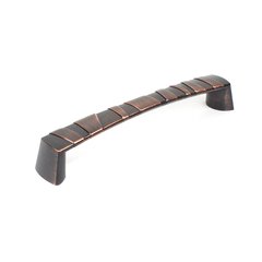 Mackinac 6-5/16 Inch Center to Center Regent Bronze Cabinet Pull Mackinac 6-5/16 Inch Center to Center Regent Bronze Cabinet Pull