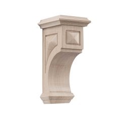 Small Apex Corbel Unfinished Hard Maple Small Apex Corbel Unfinished Hard Maple