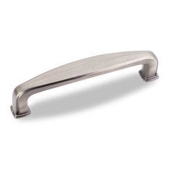 Milan 1 3-3/4 Inch Center to Center Bright Nickel Brushed with Dull Lacquer Cabinet Pull Milan 1 3-3/4 Inch Center to Center Bright Nickel Brushed with Dull Lacquer Cabinet Pull