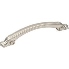 Volute 3-1/2 Inch Center to Center Dull Satin Nickel Cabinet Pull Volute 3-1/2 Inch Center to Center Dull Satin Nickel Cabinet Pull